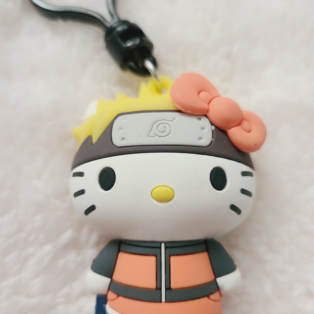 Hello Kitty Naruto Keychain - Picture 2 of 6
